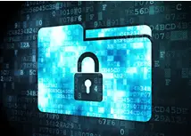 digital folder with padlock: Complying with the Data Protection Act: 3 bear-traps await